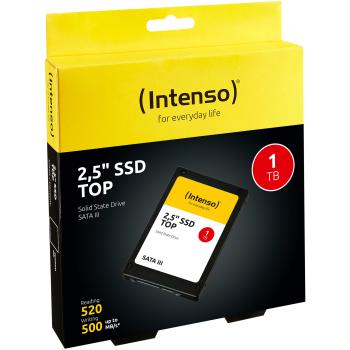 Intenso Top Performance 1TB SSD 2,5 Zoll – interne SATA III SSD bis 550 MB/s